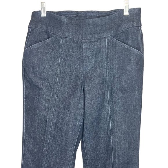 D & Co Denim and Company comfortable and versatile 10T pull on stretch - Picture 2 of 11